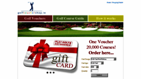 What Golfvouchershop.ie website looked like in 2016 (7 years ago)