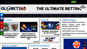 What Globet365.com website looked like in 2016 (7 years ago)