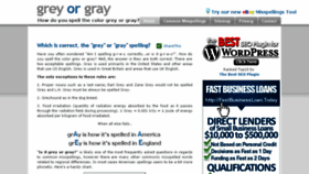 What Greyorgray.com website looked like in 2016 (7 years ago)