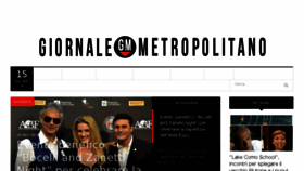 What Giornalemetropolitano.it website looked like in 2016 (8 years ago)