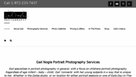 What Gailnoglephoto.com website looked like in 2016 (7 years ago)