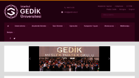 What Gedikmyo.edu.tr website looked like in 2016 (7 years ago)