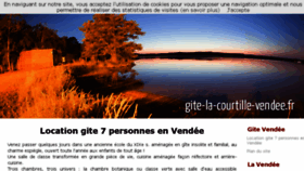 What Gite-la-courtille-vendee.fr website looked like in 2016 (7 years ago)