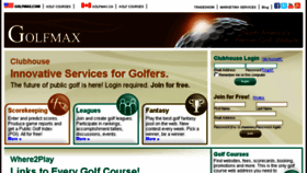What Golfmax.com website looked like in 2016 (7 years ago)