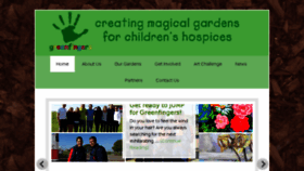 What Greenfingerscharity.org.uk website looked like in 2016 (7 years ago)