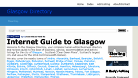 What Glasgowdirectory.info website looked like in 2016 (7 years ago)