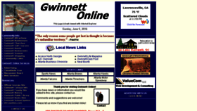 What Gwinnett-online.com website looked like in 2016 (7 years ago)