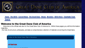 What Gdca.org website looked like in 2016 (7 years ago)