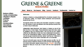 What Greene-greene.com website looked like in 2016 (7 years ago)