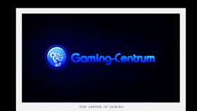 What Gamingcentrum.com website looked like in 2016 (9 years ago)