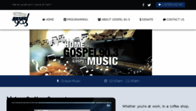 What Gospel903.com website looked like in 2016 (7 years ago)
