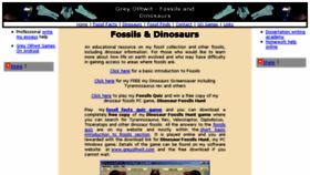 What Go-fossils.com website looked like in 2016 (7 years ago)