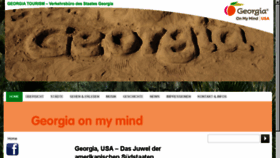 What Georgiaonmymind.de website looked like in 2016 (7 years ago)
