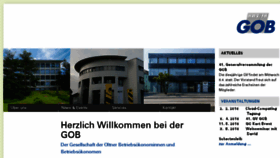 What Gob.ch website looked like in 2016 (7 years ago)