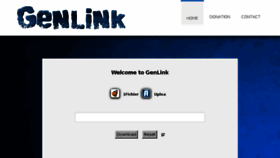 What Genlink.eu website looked like in 2016 (7 years ago)