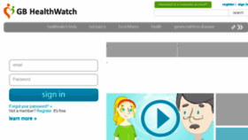 What Gbhealthwatch.com website looked like in 2016 (7 years ago)