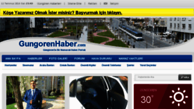What Gungorenhaber.com website looked like in 2016 (7 years ago)