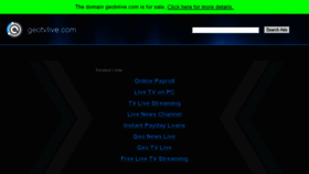 What Geotvlive.com website looked like in 2016 (7 years ago)
