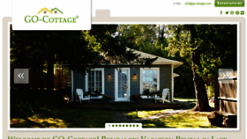 What Go-cottage.com website looked like in 2016 (7 years ago)