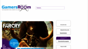 What Gamersroom.hu website looked like in 2016 (7 years ago)