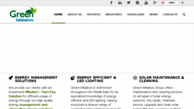 What Greeninitiative.me website looked like in 2016 (9 years ago)