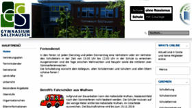 What Gymnasium-salzhausen.de website looked like in 2016 (7 years ago)
