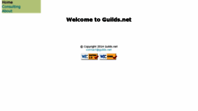 What Guilds.net website looked like in 2016 (7 years ago)