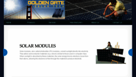 What Goldengatesolartech.com website looked like in 2016 (7 years ago)