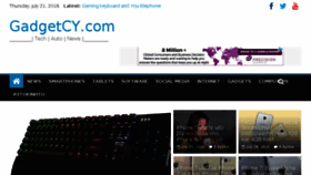 What Gadgetcy.com website looked like in 2016 (7 years ago)