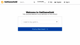 What Getgamegold.com website looked like in 2016 (7 years ago)