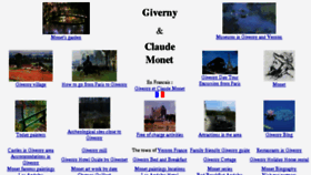 What Giverny-monet.com website looked like in 2016 (7 years ago)