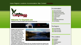 What Gwynedd.com website looked like in 2016 (7 years ago)