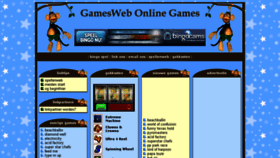 What Gamesweb.nl website looked like in 2016 (7 years ago)
