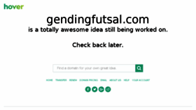 What Gendingfutsal.com website looked like in 2016 (7 years ago)