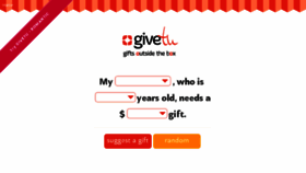 What Givetu.me website looked like in 2016 (7 years ago)