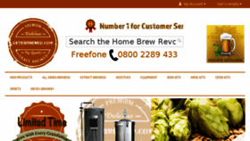 What Geterbrewed.com website looked like in 2016 (7 years ago)