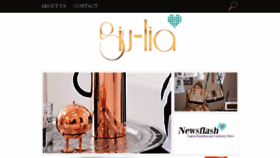 What Giu-lia.com website looked like in 2016 (7 years ago)