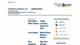 What Games4gamers.ru website looked like in 2016 (7 years ago)