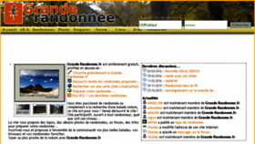 What Grande-randonnee.fr website looked like in 2016 (7 years ago)