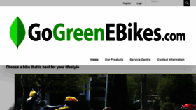 What Gogreenebikes.com website looked like in 2016 (7 years ago)