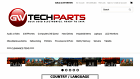 What Gwtechparts.com website looked like in 2016 (7 years ago)