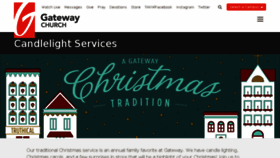 What Gatewaychristmas.com website looked like in 2016 (7 years ago)