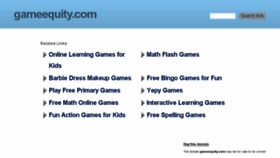 What Gameequity.com website looked like in 2016 (7 years ago)