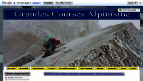 What Grandes-courses-alpinisme.com website looked like in 2016 (7 years ago)