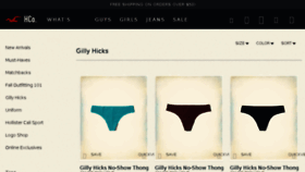 What Gillyhicks.com website looked like in 2016 (7 years ago)