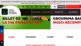 What Groupamabanque.com website looked like in 2016 (7 years ago)