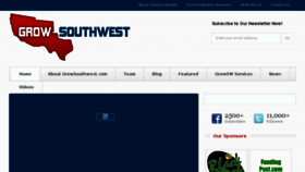 What Growsouthwest.com website looked like in 2016 (7 years ago)