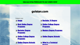 What Golstan.com website looked like in 2016 (7 years ago)