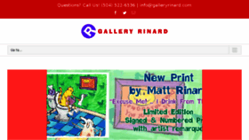 What Galleryrinard.com website looked like in 2016 (7 years ago)