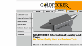 What Goldpecker.com website looked like in 2016 (7 years ago)